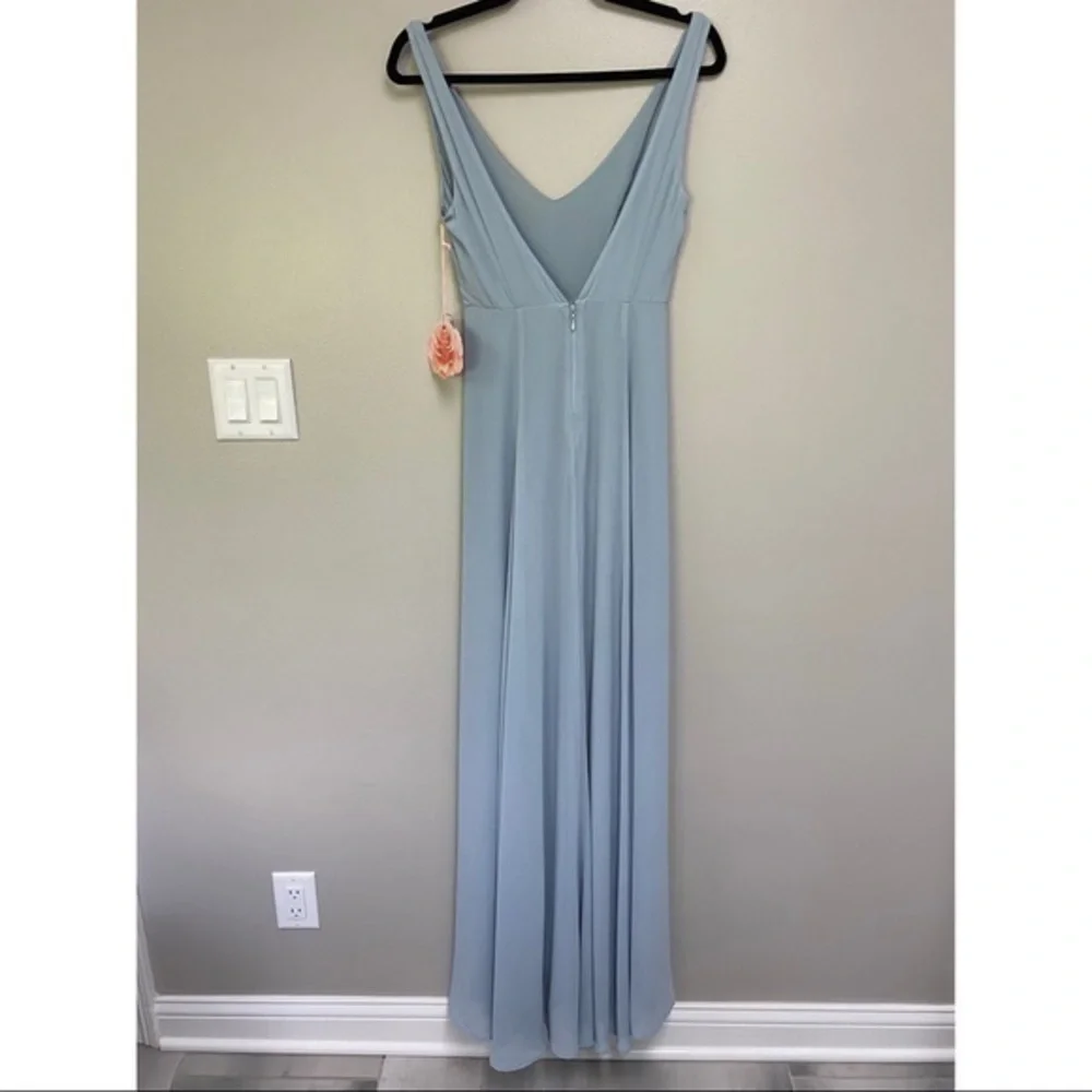 SMYM Jenn Maxi Dress in Steel Blue - Picture 3 of 8